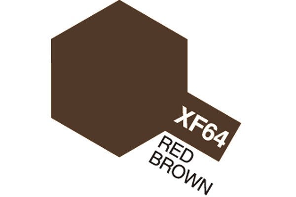 Tamiya Acrylic Mini XF-64 Red Brown 10 ml