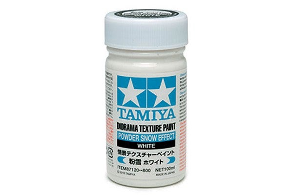 Texture Paint-Powder Snow, White 100 ml (Tamiya)