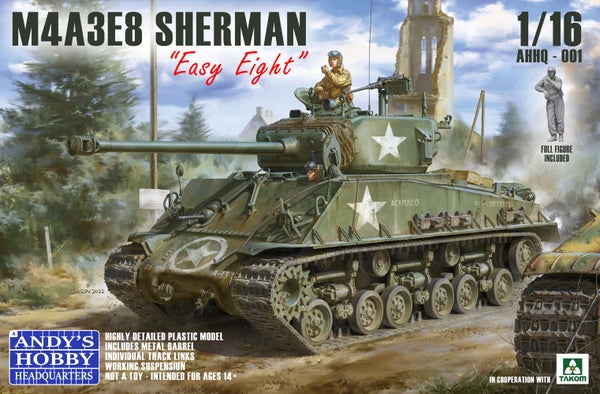 M4A3E8 Sherman "Easy Eight"  (1/16 ANDYS HHQ)