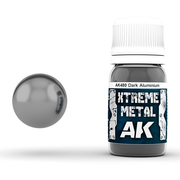 Xtreme metal Dark Aluminium 30 ml (AK Interactive)