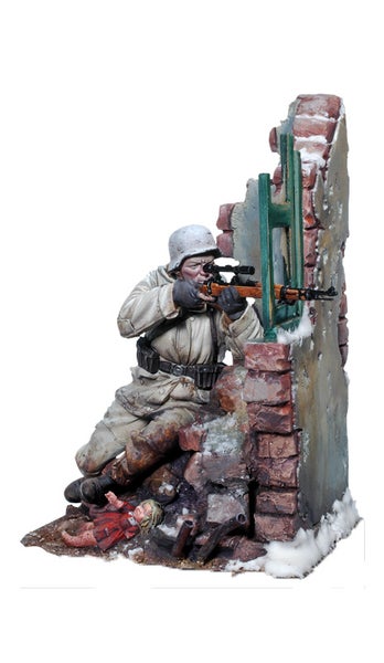 German Sniper 1944 (Andrea Miniatures 1/18)