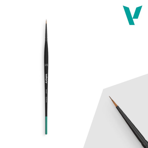 Brush round synthetic hair No. 3/0