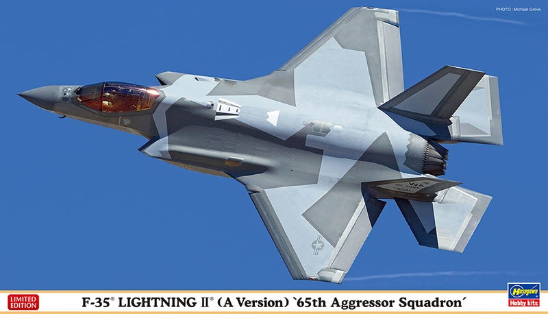 F-35 Lightning II A version 65th Aggressor Squadron (Hasegawa 1/72)