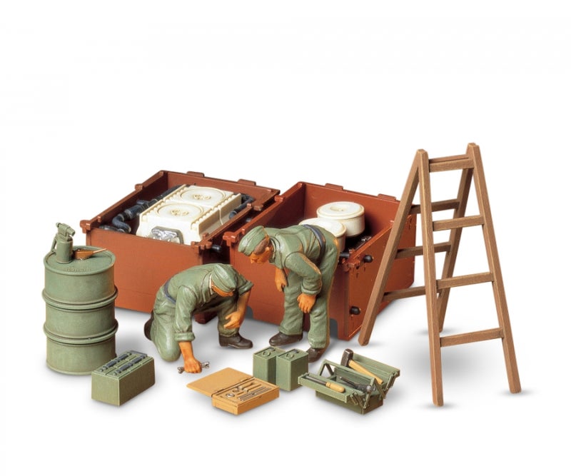 Diorama-Set German Engine Maint.Crew (Tamiya 1/35)