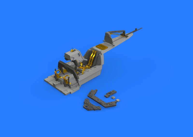 Cockpit for Fw 190A-5 in 1/48 scale for Eduard