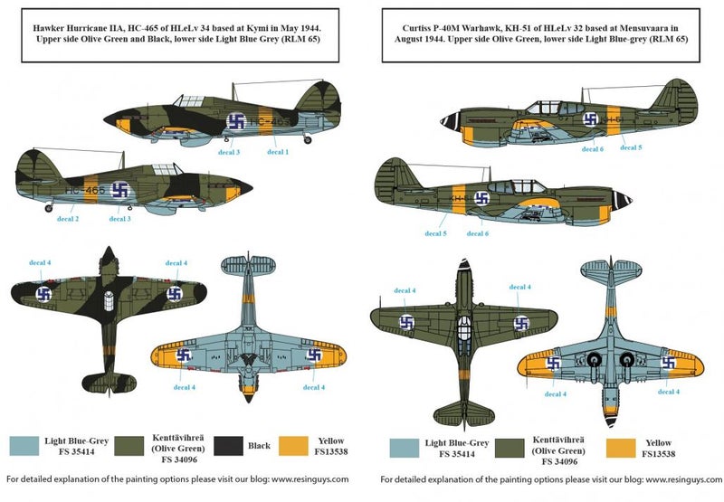 Siirtokuvat Captured Fighters in Finnish Service WW II  (SBS Models 1/48)
