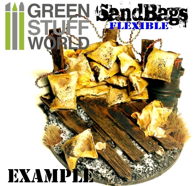 Flexible Sandbags x 50 (Green Stuff World)