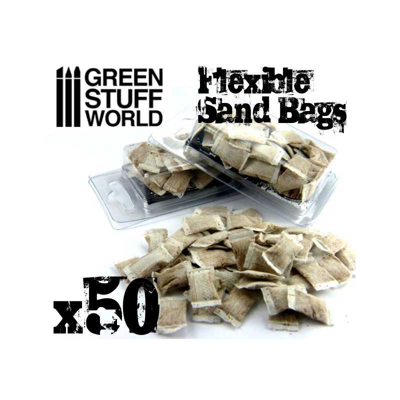 Flexible Sandbags x 50 (Green Stuff World)