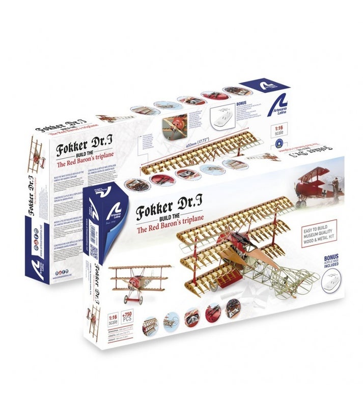 Fokker Dr I 1918 Red Baron (Artesania Latina 1/16)